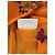 Céline Celine Mono de seda estampado floral naranja Rosa Verde - vista 7