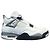 Autre Marque Nike Air Jordan 4 Retro 'White Cement' Nero Bianco Rosso Grigio