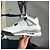 Autre Marque Nike Air Jordan 4 Retro 'White Cement' Nero Bianco Rosso Grigio - vista 2