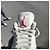 Autre Marque Nike Air Jordan 4 Retro 'White Cement' Nero Bianco Rosso Grigio - vista 9