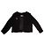 Chanel Giacca in tweed nero con logo CC