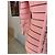 Abito Balmain rosa aderente a righe tagliate - vista 3
