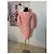 Abito Balmain rosa aderente a righe tagliate - vista 4