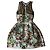 Zuhair Murad kurzes Kleid mit Blumenmuster und schwarzer Spitze Mehrfarben - Ansicht 4