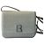 Borsa Balenciaga Le B Small in pelle bianca stampa coccodrillo Bianco