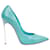 Casadei Python-Leder Pumps Türkis  - Ansicht 1