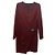 Armani Jeans Vestido Midi Burdeos