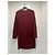 Armani Jeans Vestido Midi Burdeos - vista 5