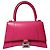 Bolsa Balenciaga Hourglass em Couro Rosa