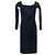 Preen by Thornton Bregazzi schulterfreies Midi-Kleid - Schwarz