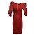 Vestido rojo con volantes Elisabetta Franchi Roja
