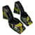 Sandali Devon The Attico Stampa Python Nero Verde Giallo