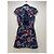 Vestido de verano estampado Ted Baker corte evasé Multicolor Azul oscuro - vista 2