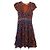 Autre Marque Issa London vestido de verano estampado Azul Naranja