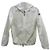 Moncler Vive Eyelet Spitzen-Bomberjacke Weiß