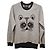 Markus Lupfer Sudadera Gris con Cara de Mapache