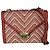 Michael Kors Whitney Borsa a tracolla in pelle e paglia - Rosso e Bianco Multicolore