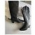 By Far Botas Cowboy Melvin Piel Efecto Croco Negro - vista 7