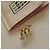 Autre Marque Bea Bongiasca Ear Cuff a Spirale in Oro Giallo 9k con Cristalli Marquise D'oro - vista 6