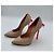 Casadei Blade Pumps aus beigem Leder mit rosa Absatz Pink - Ansicht 7