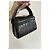 Autre Marque Amelie Pichard Bolsa em couro envernizado preto fecho de crocodilo - vista 4