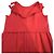 Vestido corto sin mangas de crepé RED Valentino con lazos Roja - vista 7