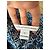 Diane von Furstenberg Mono de seda azul y blanco - vista 10