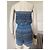 Diane von Furstenberg Mono de seda azul y blanco - vista 6
