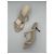 Christian Dior Mule con lucchetto in pelle avorio Beige - vista 2
