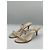 Christian Dior Mule con lucchetto in pelle avorio Beige - vista 3
