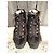 Autre Marque Stivali Après-Ski Pichette Vintage in Eco-pelliccia Nera Nero - vista 3