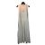 Totême Vestido Midi sin mangas de algodón - Off White Blanco