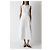 Totême Vestido Midi sin mangas de algodón - Off White Blanco - vista 6
