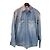 Faith Connexion Camicia Western in Denim Blu