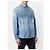 Faith Connexion Camicia Western in Denim Blu - vista 6