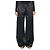Givenchy weite Hose aus Viskose und Polyester, Schwarz - Ansicht 6