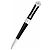 Penna a sfera Montblanc Diamond in resina nera Nero Bianco