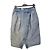 Dries Van Noten Falda Cruzada de Denim Azul