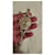 Broche Vintage Yves Saint Laurent Grappe de Raisin Strass Doré  - vue 2