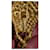 Broche Vintage Yves Saint Laurent Grappe de Raisin Strass Doré  - vue 4