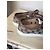 Gucci Sneakers GG Supreme Monogramma e Scamosciato Marrone Beige - vista 10