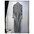 Norma Kamali Abito camicia maxi a righe Nero Bianco - vista 4