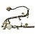 Les Nereides Les Néréides Bracciale fantasia cuore e fiocco Bianco Gold hardware