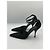 Prada Pumps mit Knöchelriemen aus floralem Jacquard Schwarz - Ansicht 2