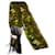 Sciarpa in seta Dolce & Gabbana con stampa farfalla e frange Multicolore Verde  - vista 1