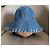 Chanel Blauer Denim Bucket Hat Größe 56 - Ansicht 18