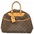Borsa Louis Vuitton Monogram Deauville Marrone