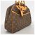 Borsa Louis Vuitton Monogram Deauville Marrone - vista 2