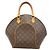 Borsa Louis Vuitton Monogram Ellipse MM Marrone