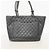 Chanel Cambon Shopper aus Lammleder Schwarz Weiß - Ansicht 11
